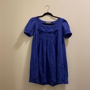 Blue short dress
